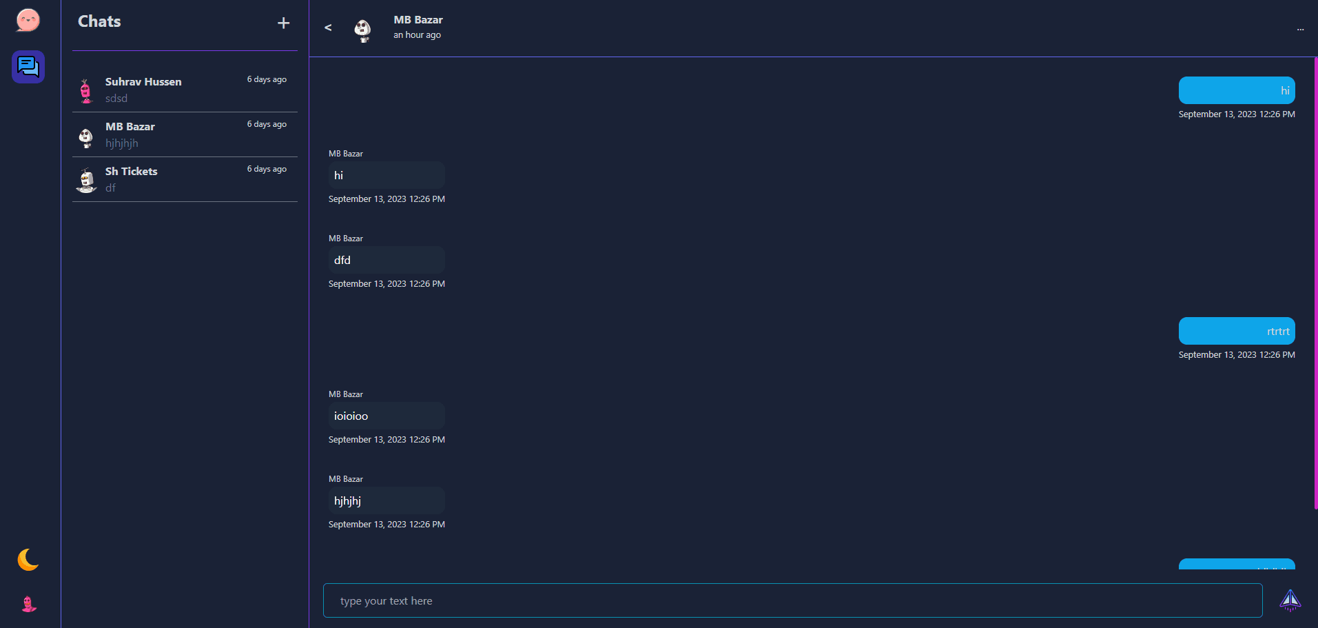 Chatify : Real-time chat app